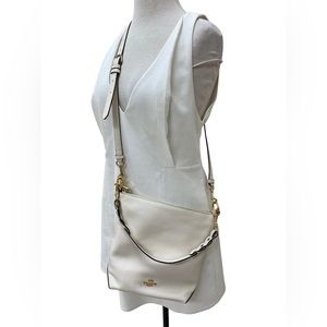 Coach ivory crossbody/shoulder bag
